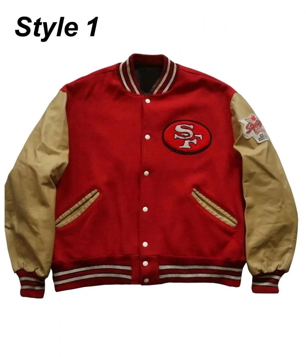 San Francisco 49ers Letterman Varsity Jacket - jnjjackets