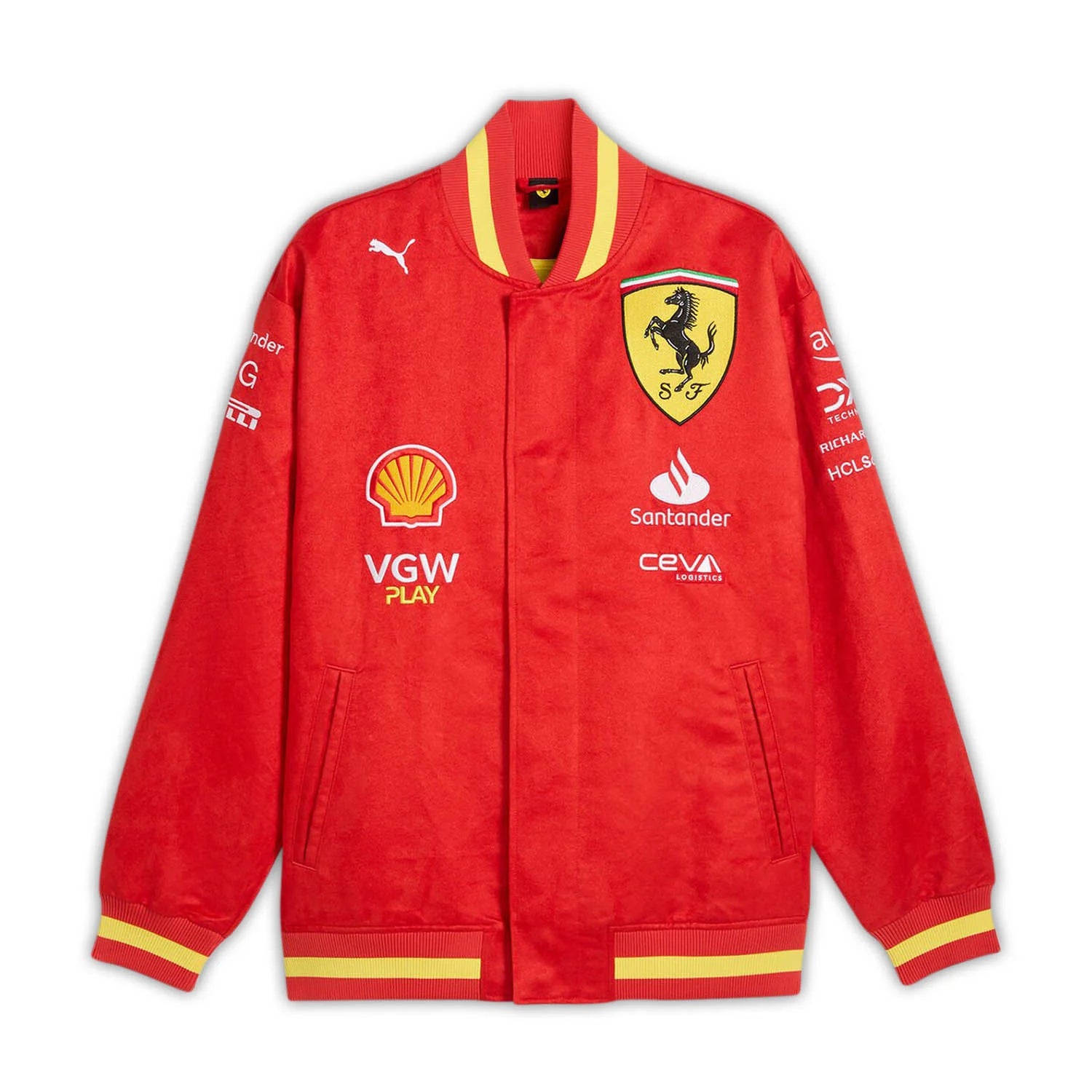 Ferrari Red Varsity Jacket - jnjjackets