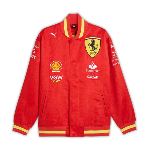 Ferrari Red Varsity Jacket - jnjjackets
