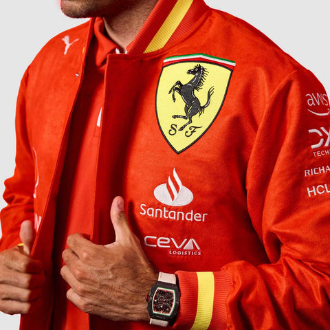Ferrari Red Varsity Jacket - jnjjackets