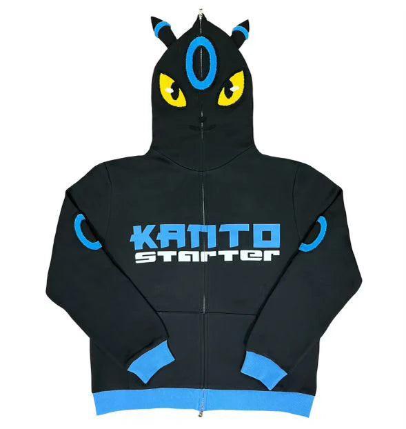 Kanto Starter Umbreon Pokemon Hoodie - JnJ Jackets