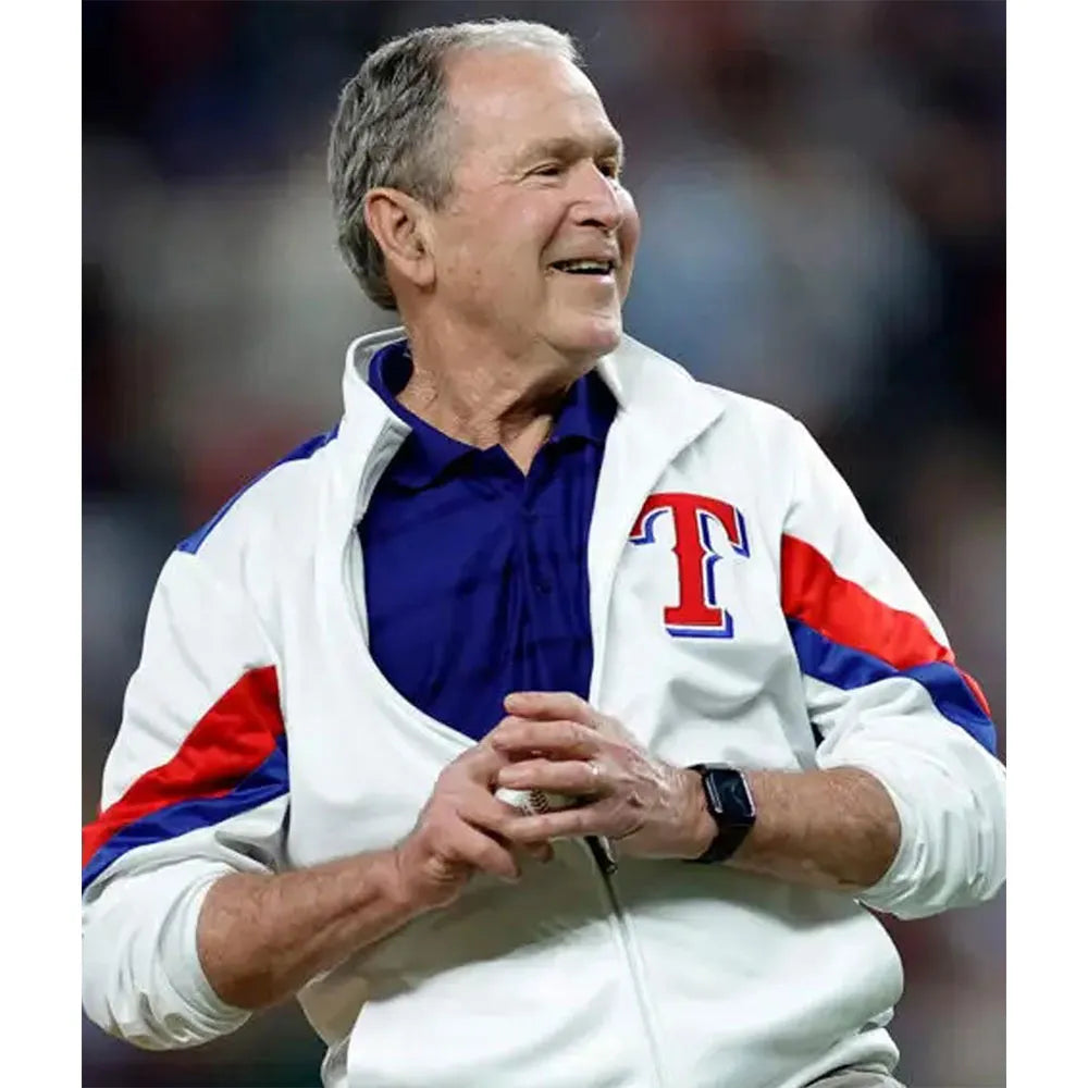 George Bush Texas Rangers Jacket - JnJ Jackets