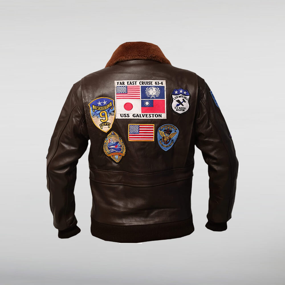 Top Gun Tom Cruise Leather Jacket - JnJ Jackets