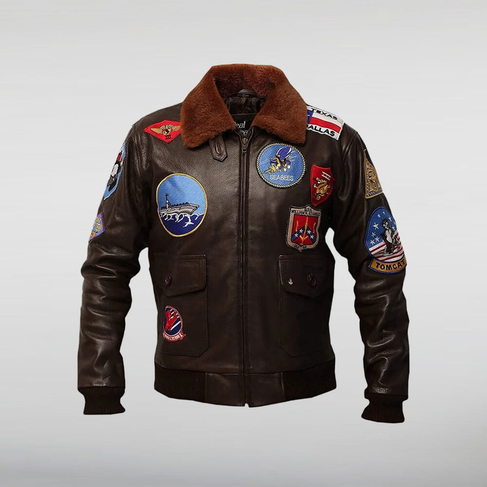 Top Gun Tom Cruise Leather Jacket - JnJ Jackets