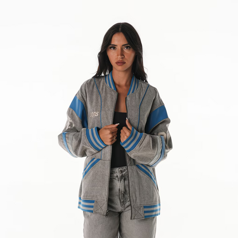 Unisex The Wild Collective Gray Detroit Lions Oversized Retro Full-Zip Jacket - Jackets - ["Detroit Lions Jacket","Detroit Lions Jackets","Detroit Lions Oversized Jacket","Unisex The Wild Collective Gray Detroit Lions Oversized Retro Full-Zip Jacket","Unisex The Wild Collective Gray Detroit Lions Oversized Retro Jacket"]