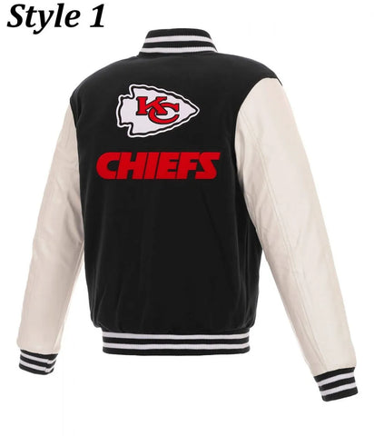 Kansas City Chiefs Two Tone Letterman Jacket - JnJ Jackets