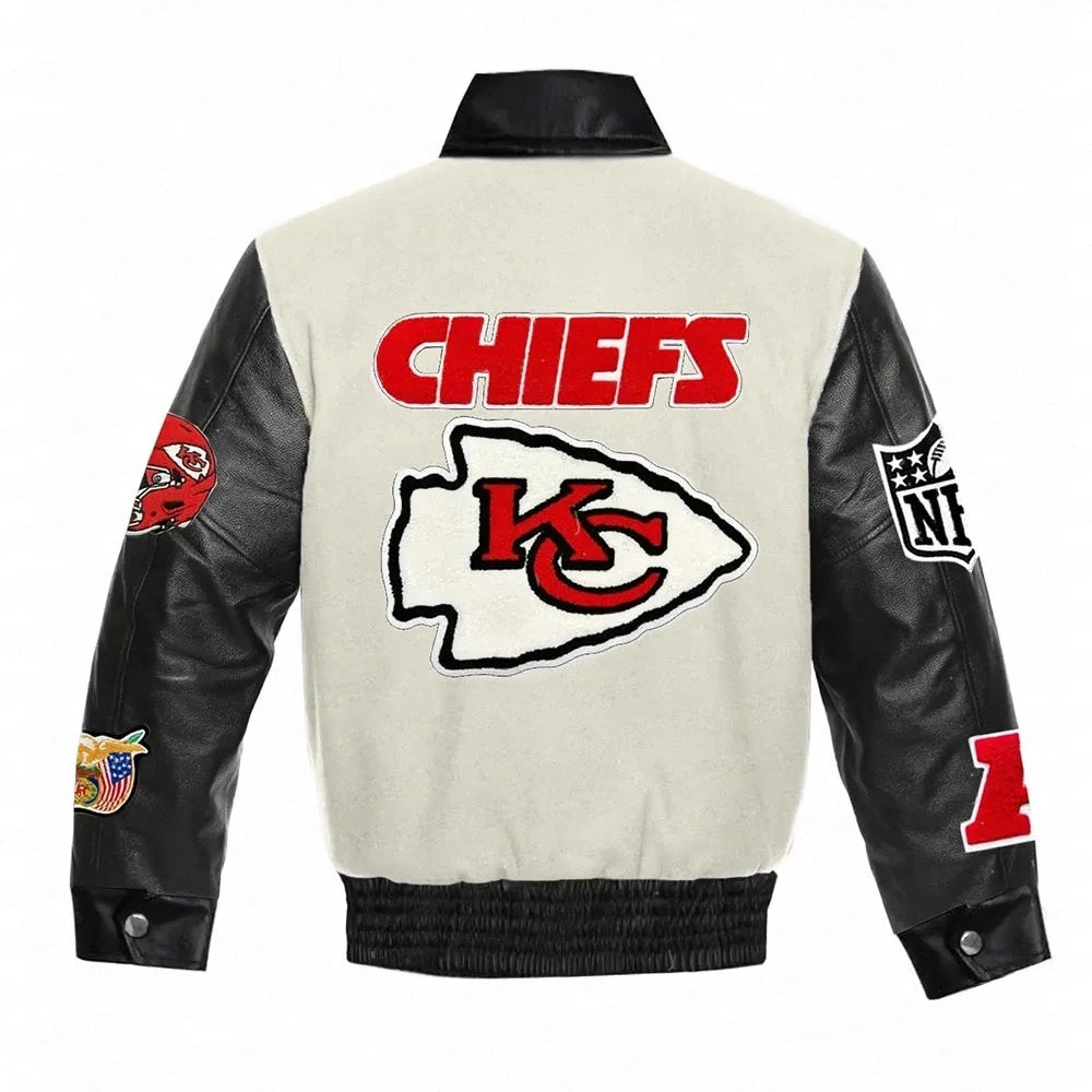 Kansas City Chiefs Travis Kelce Varsity Jacket - JnJ Jackets