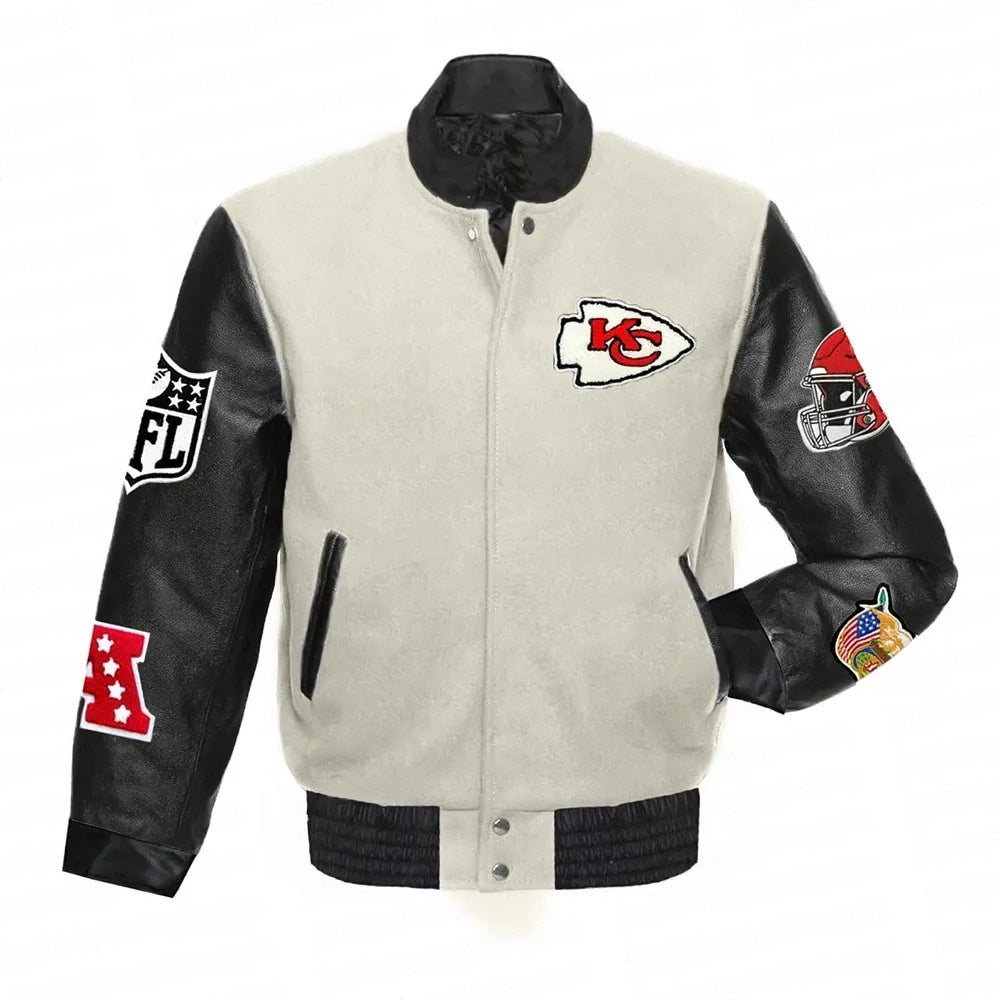 Kansas City Chiefs Travis Kelce Varsity Jacket - JnJ Jackets