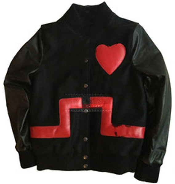 Valentine Day Rihanna Red Heart Jacket
